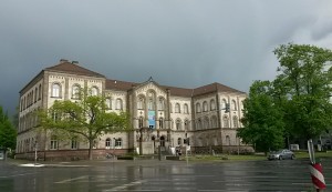 Audimax Frühjahr Regen